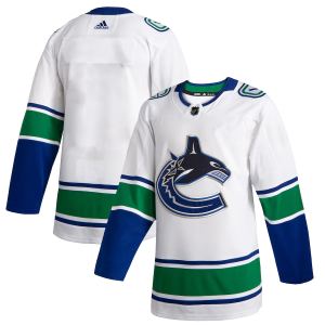 Herren Vancouver Canucks Eishockey Trikot Blank Weiß Auswärts